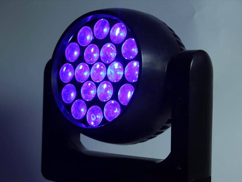 Theater Face Wash 19pcs 20W 4in1 LED Zoom Moving Head Wash Light for Wedding/Club