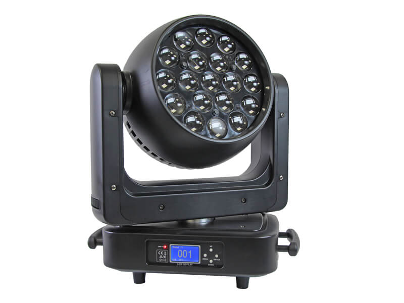 Theater Face Wash 19pcs 20W 4in1 LED Zoom Moving Head Wash Light for Wedding/Club